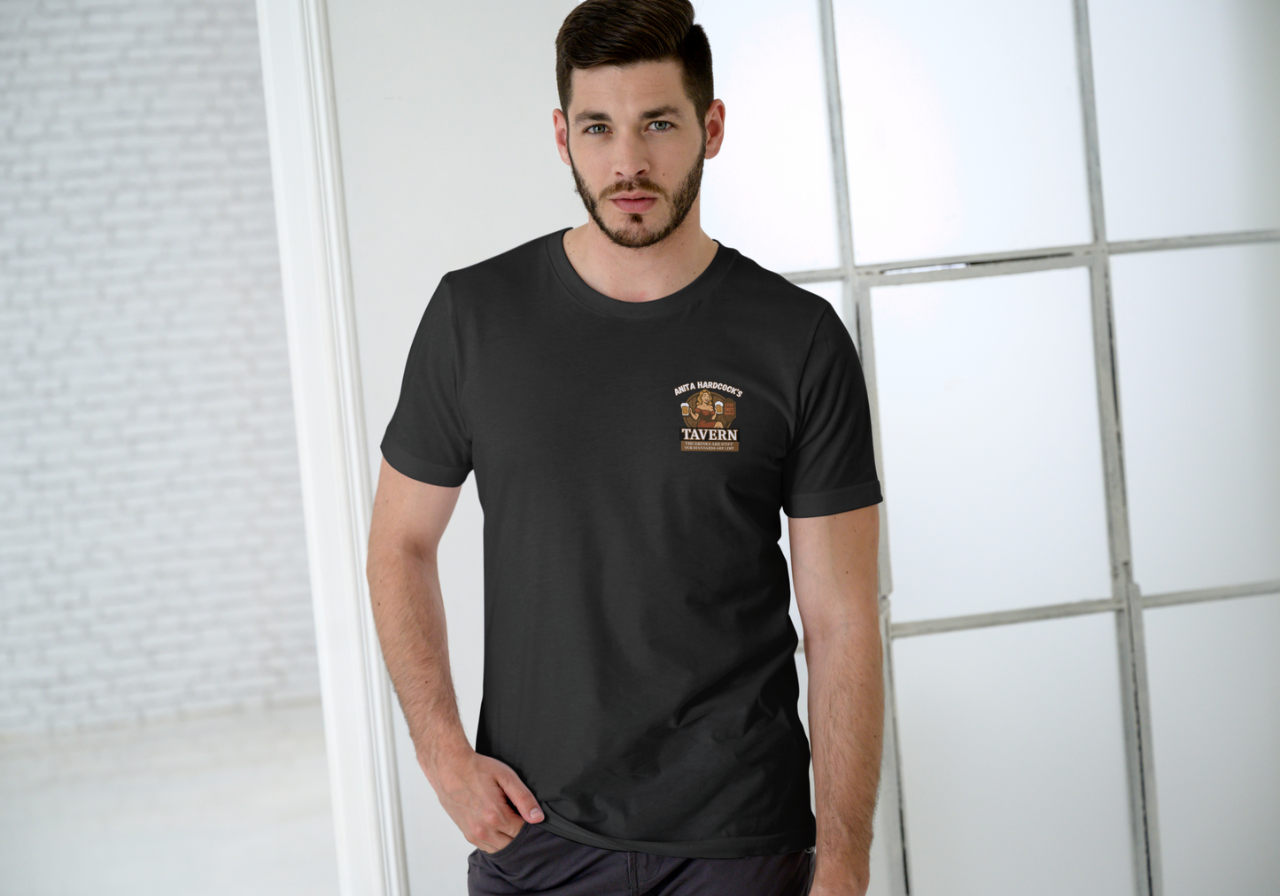 Anita Hardcock's Tavern, T-SHIRT, UNISEX, COTTON
