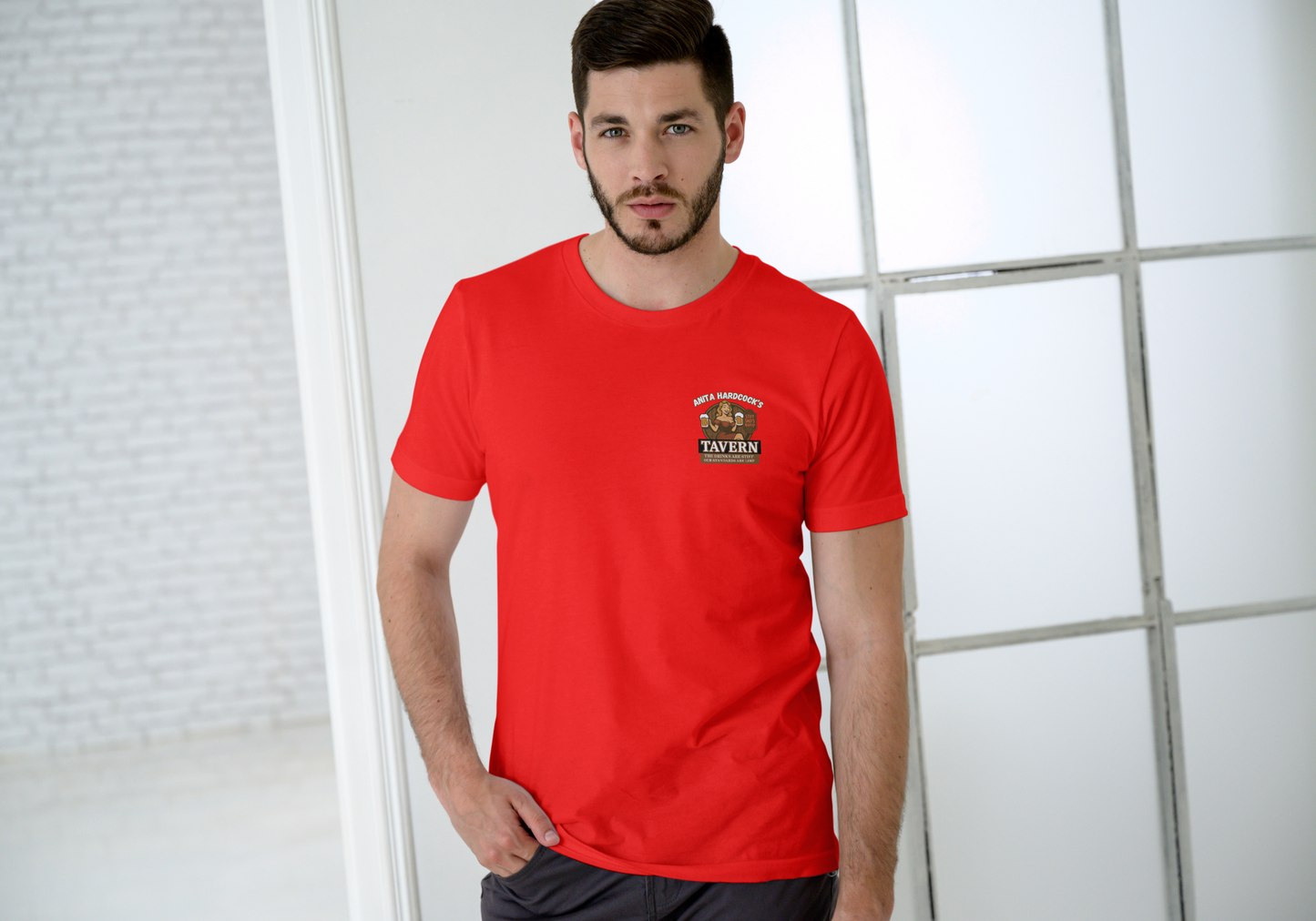 Anita Hardcock's Tavern, T-SHIRT, UNISEX, COTTON