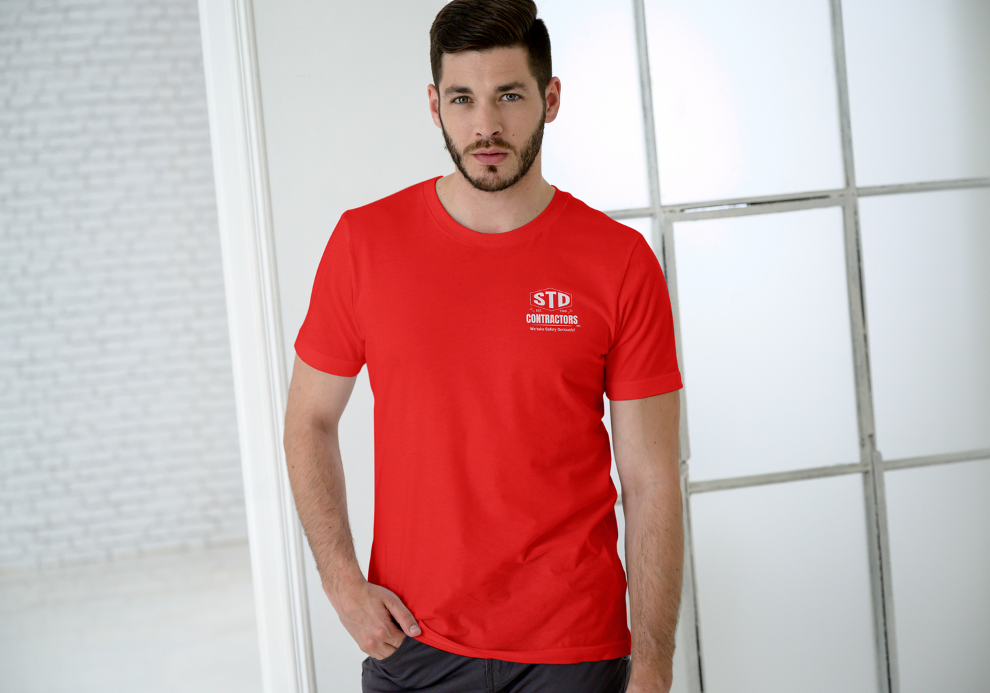 STD Contractors, T-SHIRT, UNISEX, COTTON