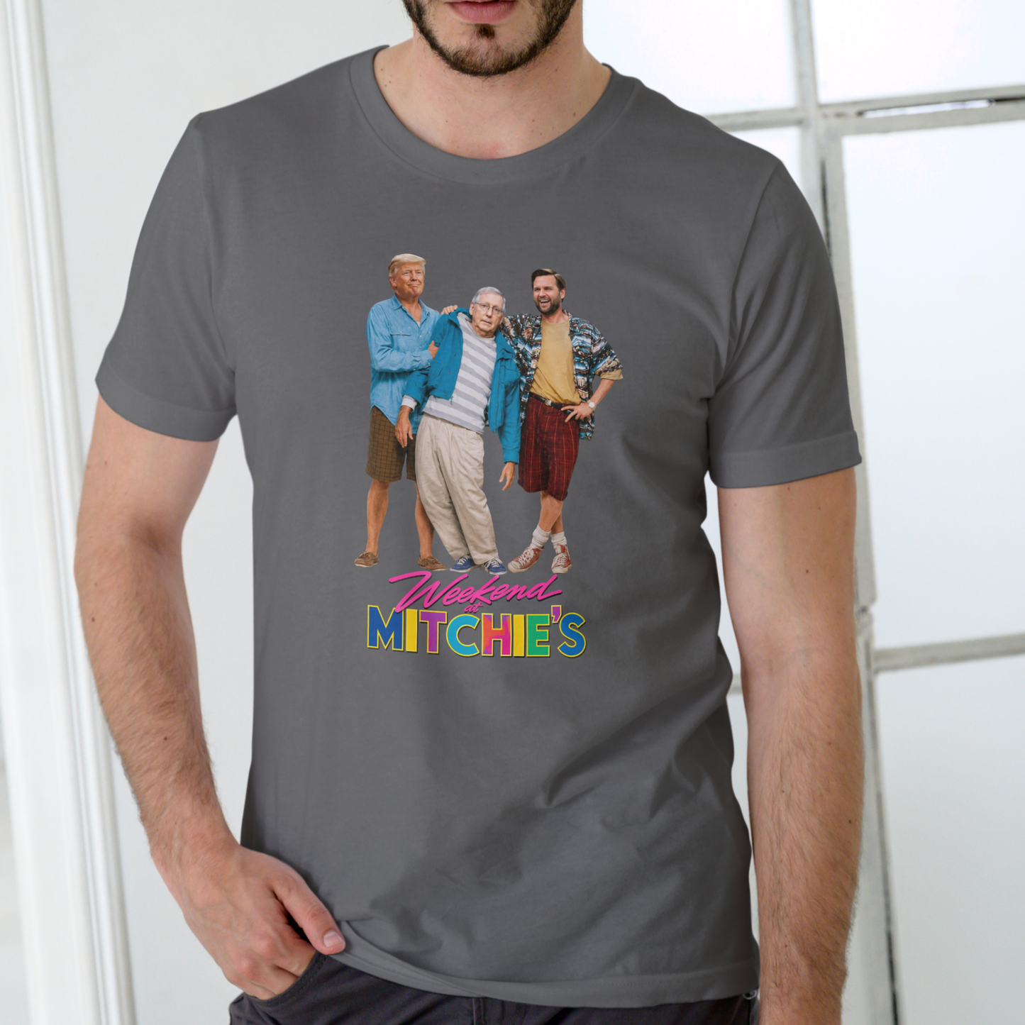 WEEKEND AT MITCHIE'S Funny Mitch McConnell T-Shirt