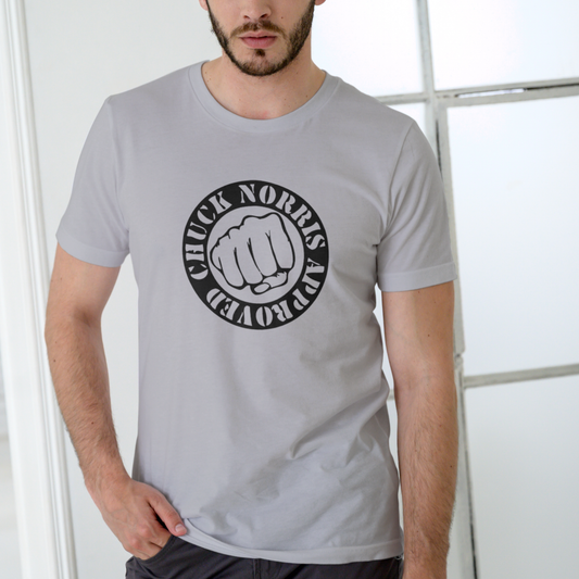 CHUCK NORRIS APPROVED – Funny T-Shirt (Unisex Cotton)