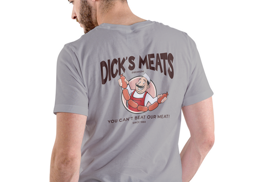 DICK'S MEATS, T-SHIRT, UNISEX, COTTON